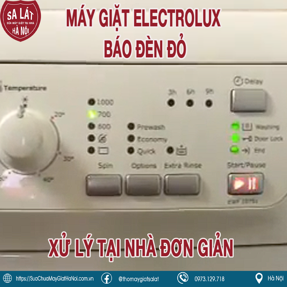 May Giat Electrolux Bao Den Do