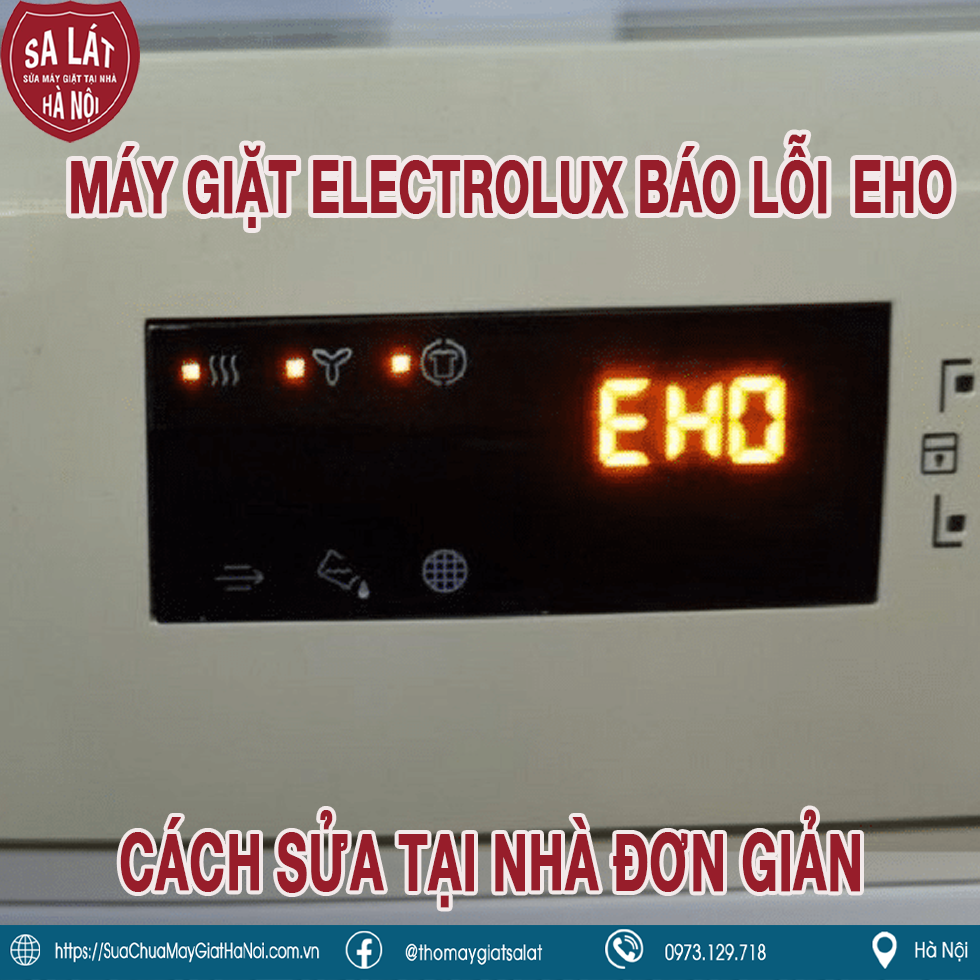 Máy Giặt Electrolux Báo Lỗi EHO: Dấu Hiệu Và Xử Lý