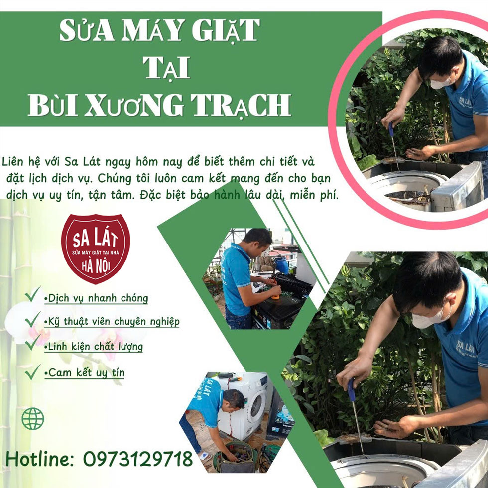 Sua may giat tai Bui Xuong Trach Sua dung gia chinh hang