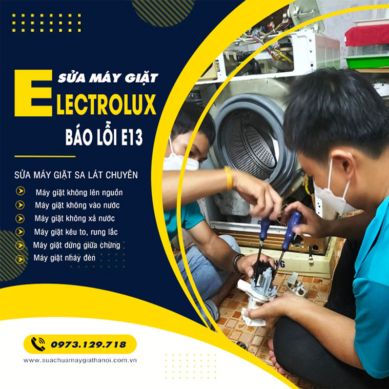 Anh Bia May Giat Electrolux Bi Loi E13