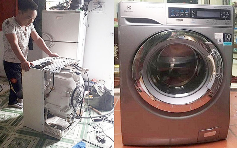 Dịch vụ sửa máy giặt giá rẻ tại quận Hoàng Mai - Divuvi
