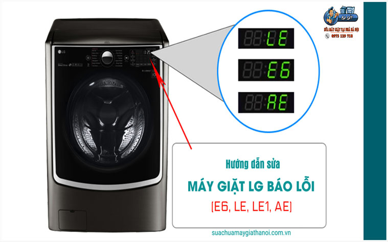 Nguyên nhân máy giặt LG báo lỗi E6