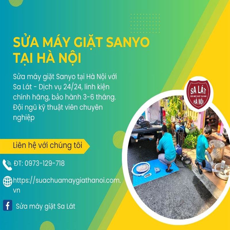 Sửa Máy Giặt Sanyo Tại Hà Nội ✅ Uy Tín Hàng Đầu ✨
