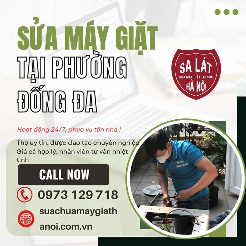 Sửa Máy Giặt Tại Phường Đống Đa – Thợ Uy Tín, Giá Hợp Lý
