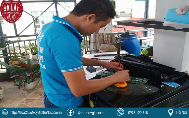 Thợ sửa máy giặt quận Thanh Xuân chuyên nghiệp có mặt sau 15 phút.