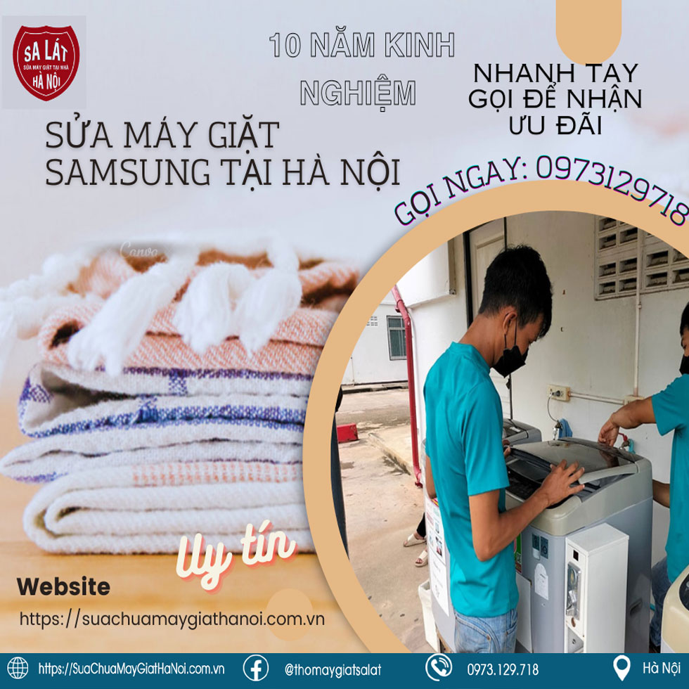 Sửa Máy Giặt Samsung Tại Hà Nội ✅ Giá Rẻ – Chất Lượng