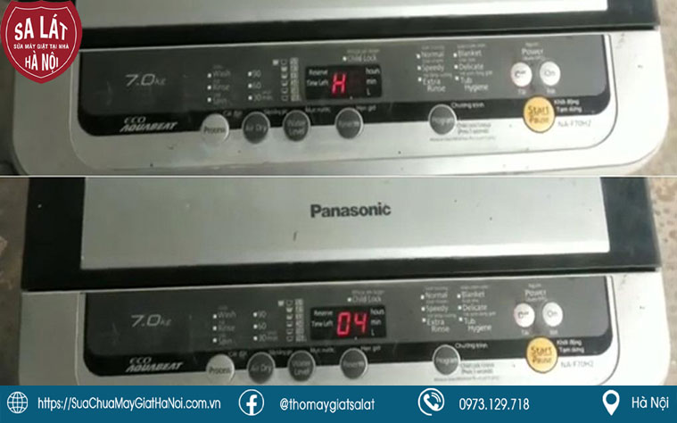Máy giặt Panasonic báo lỗi H04 là gì?