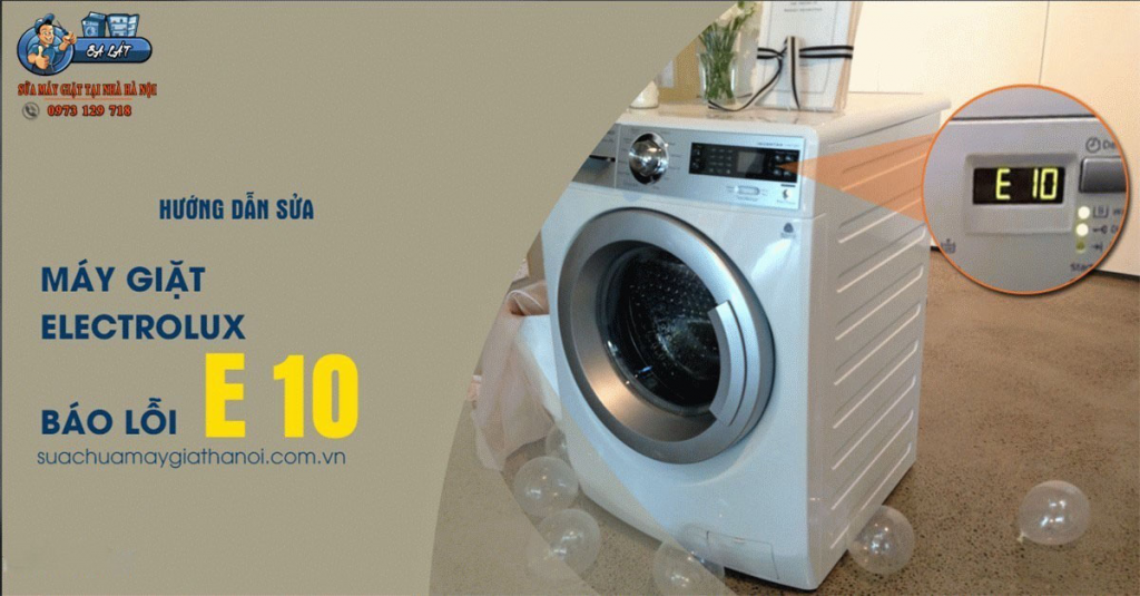 Cách sửa máy giặt electrolux lỗi e10