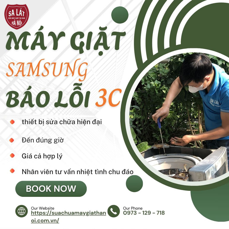 Máy Giặt Samsung Báo Lỗi 3C: Nguyên Nhân Và Cách Khắc Phục