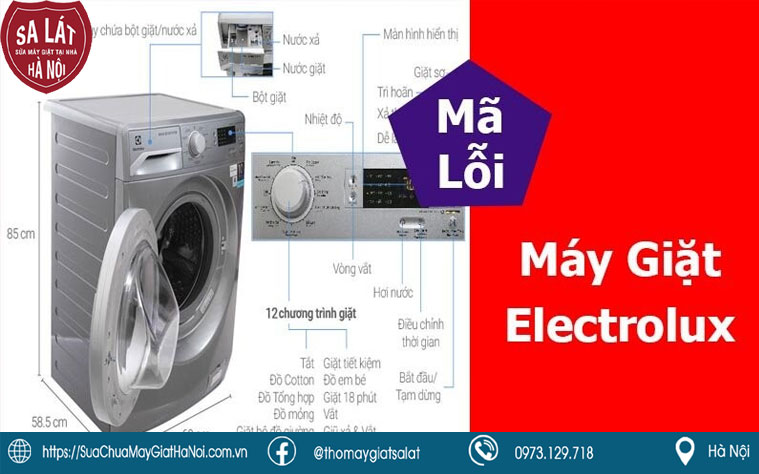 Sửa máy giặt Electrolux tại Ba Đình của Sa Lát - Chuyên xử lý các vấn đề của máy giặt