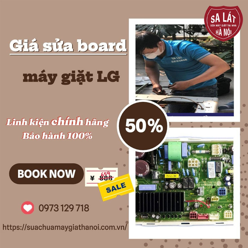Giá Sửa Board Máy Giặt LG – Giá Sửa Chính Hãng🛠️