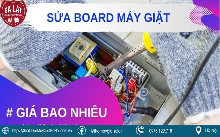 Giá sửa Board máy giặt Samsung chính hãng - Cập nhật từ tháng 5/2024 