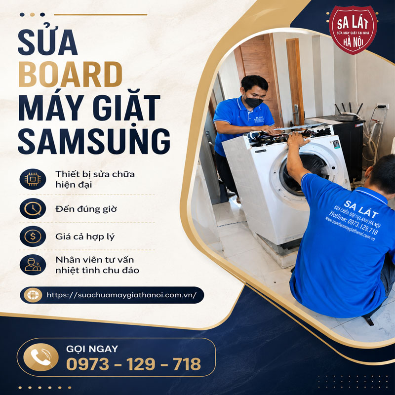 Cập Nhật Dịch Vụ Giá Sửa Board Máy Giặt Samsung Tại Nhà Trọn Gói 🛠️