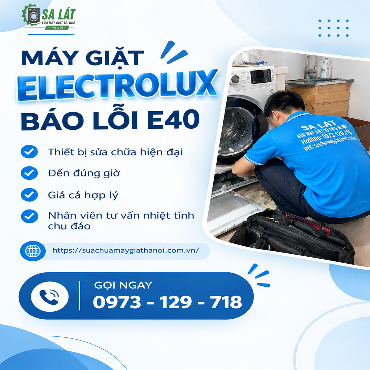 Máy Giặt Electrolux Báo Lỗi E40 – Nguyên Nhân Và Cách Khắc Phục Từ Chuyên Gia 🛠️