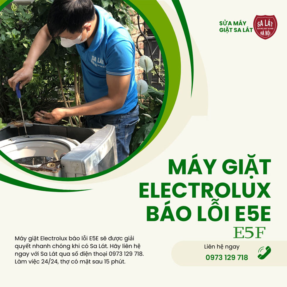 Máy Giặt Electrolux Báo Lỗi E5E E5F: Khắc Phục Tại Nhà!