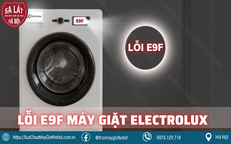 Máy giặt Electrolux lỗi E9F là gì?