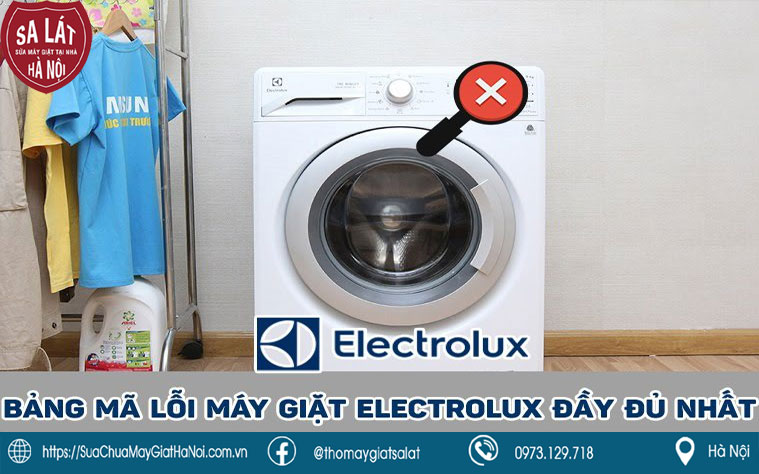 Máy giặt Electrolux báo lỗi EA1 - Chuẩn đoán chính xác lỗi tại nhà