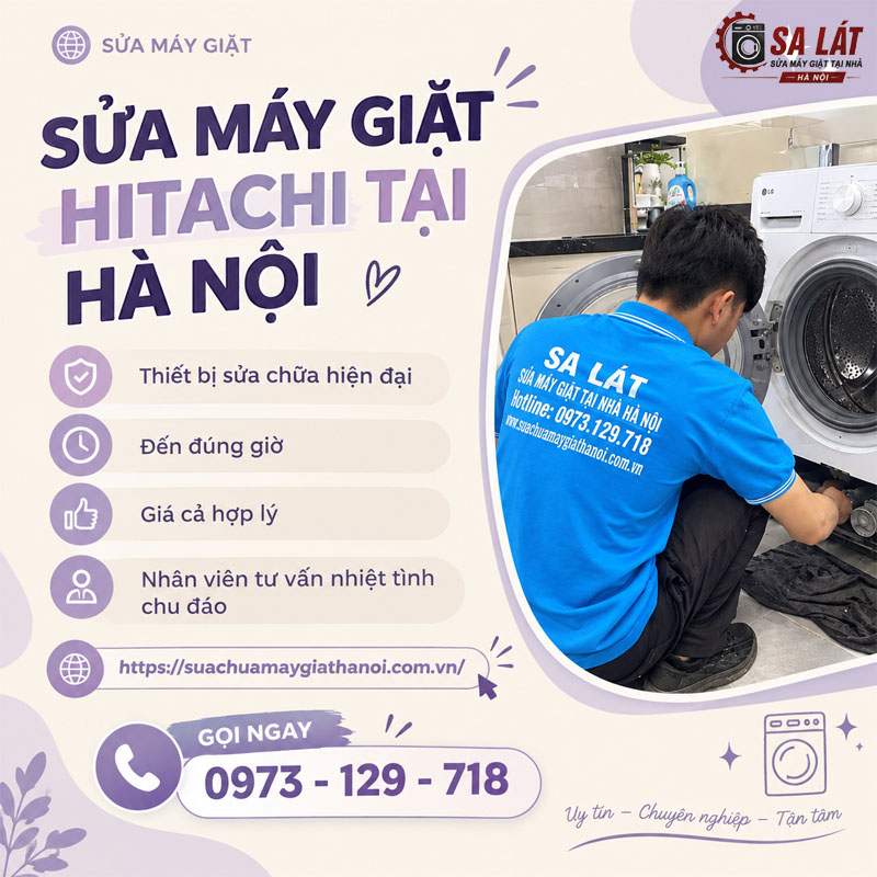 🧺 Sửa Máy Giặt Hitachi Tại Hà Nội Uy Tín, Chuyên Nghiệp – Sa Lát