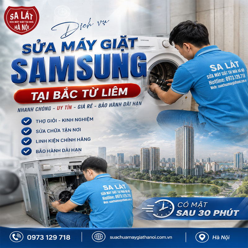 Sua May Giat Samsung Tai Bac Tu Liem