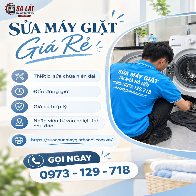 Dịch Vụ Sửa Máy Giặt Giá Rẻ Tại Nhà Hà Nội – Uy Tín, Nhanh Chóng, Có Mặt Sau 15 Phút 🧺