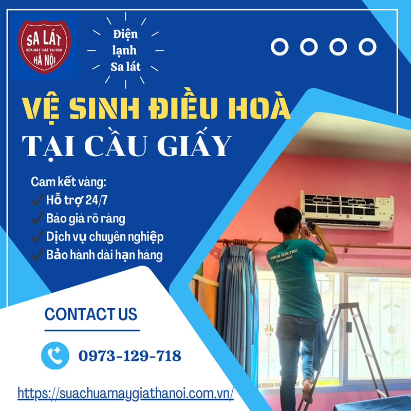 Vệ Sinh điều Hòa Tại Cầu Giấy – Giảm 30% điện Năng