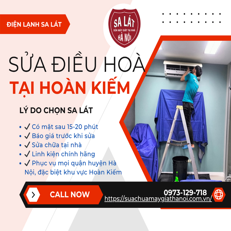 Sửa điều Hòa Tại Hoàn Kiếm – Dịch Vụ Uy Tín, Có Mặt Sau 15 Phút