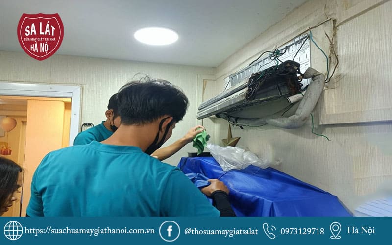 Quy trình sửa điều hòa tại Ba Đình 5 bước chuẩn của Sa Lát 