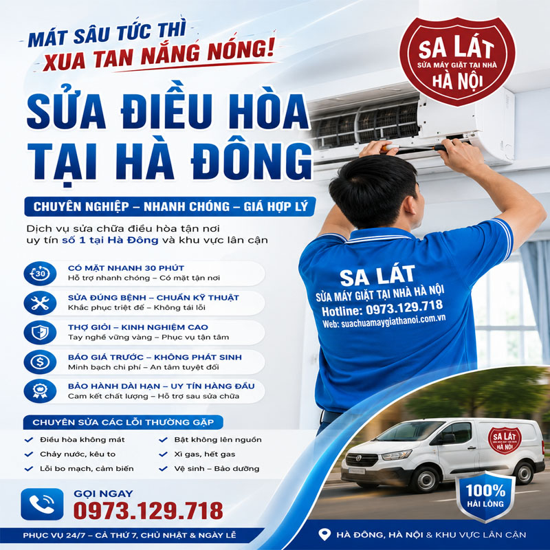 Sua Dieu Hoa Tai Ha Dong
