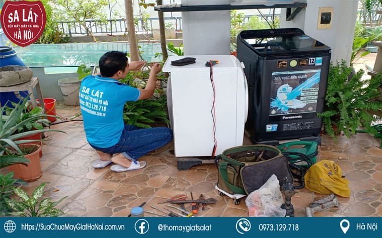 Quy trình sửa chữa 5 bước chuẩn quốc tế tại Sa Lát khi sửa máy giặt tại phường Đống Đa