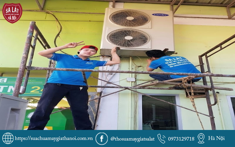 Đội ngũ thợ sửa điều hòa quận ba đình làm việc chuyên nghiệp, an toàn