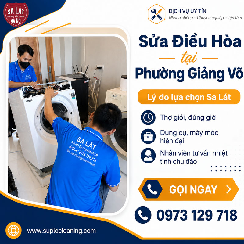 🛠️ Sửa Điều Hòa Tại Phường Giảng Võ: Thợ Giỏi Giá Tốt, Đến Ngay Sau 15 Phút 🕒