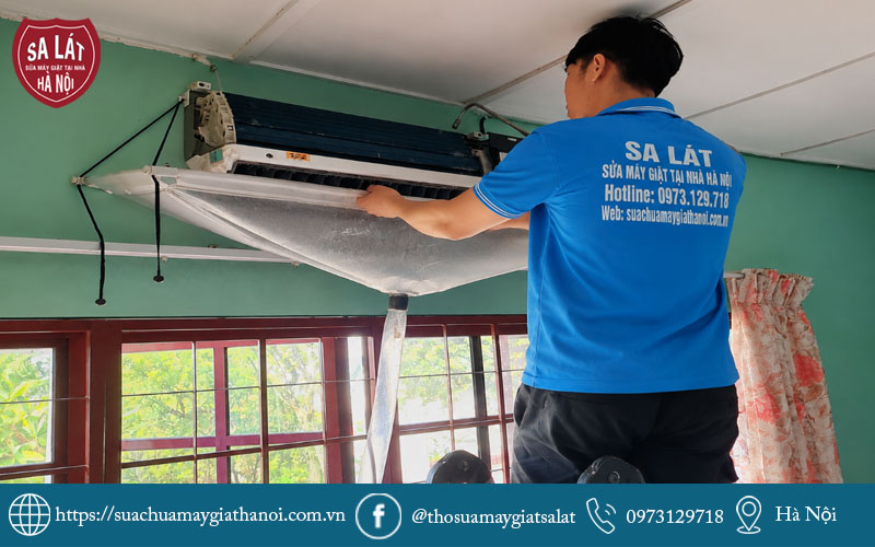 Thợ Sa Lát bảo dưỡng điều hòa, tối ưu hiệu suất, sạch sâu tại Vĩnh Tuy