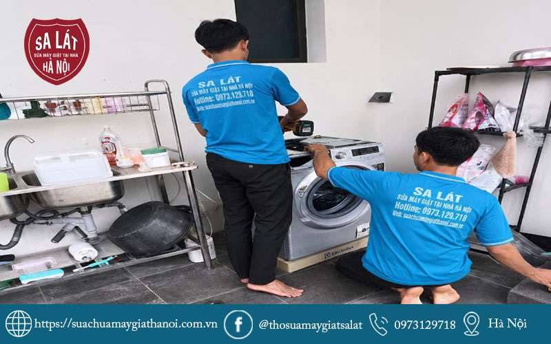 Lý do khách hàng lựa chọn sửa máy giặt Electrolux tại Ba Đình của Sa Lát.