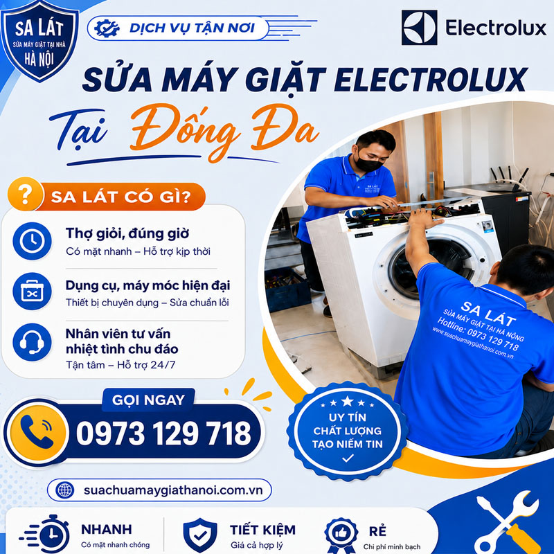 🛠️ Sửa Máy Giặt Electrolux Tại Đống Đa: Uy Tín, Chuyên Nghiệp, Phục Vụ 24/7 🚀