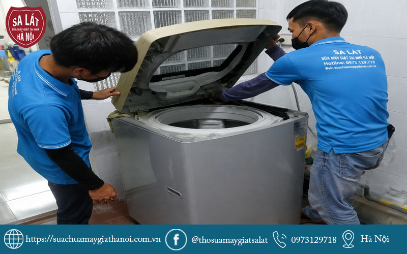 Quy trình sửa máy giặt LG tại Hà Đông được thực hiện bài bản và chuẩn hóa