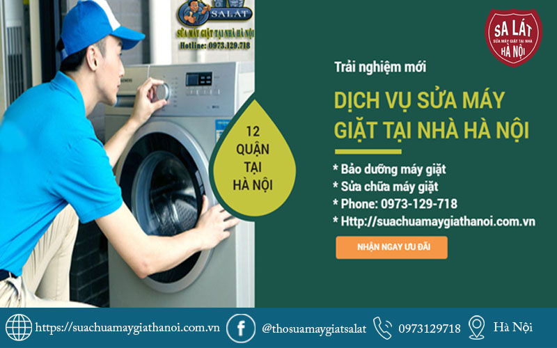 Điện lạnh Sa Lát cung cấp dịch vụ sửa máy giặt tại nhà khắp mười hai quận Hà Nội