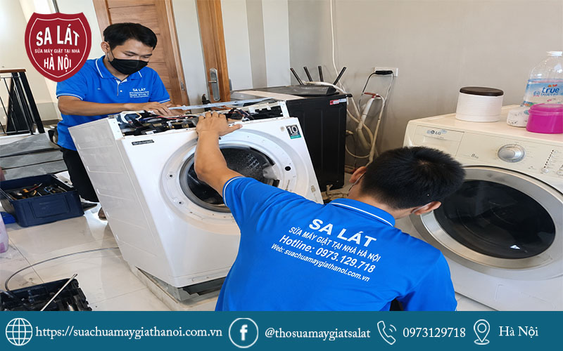 Xử lý sự cố máy giặt Sam sung chạy bất thường tại Hà Đông