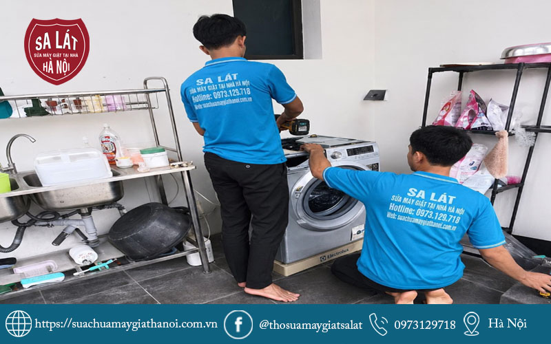 Kỹ thuật viên Sa Lát khắc phục triệt để mọi sự cố máy giặt tại Trung Văn
