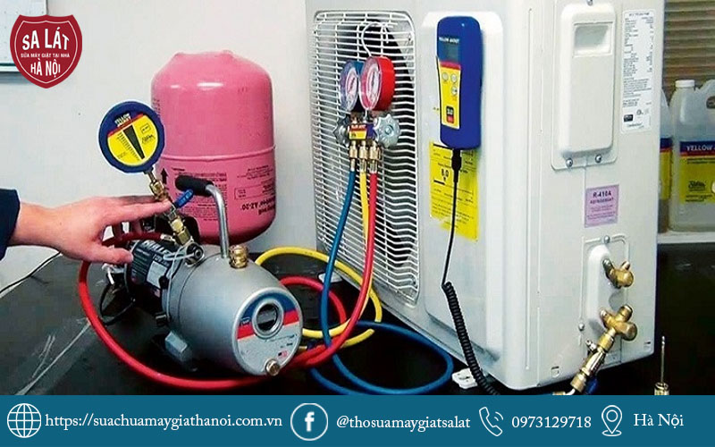 Nguyên nhân rò rỉ gas do hở mối nối hoặc thủng ống đồng điều hòa