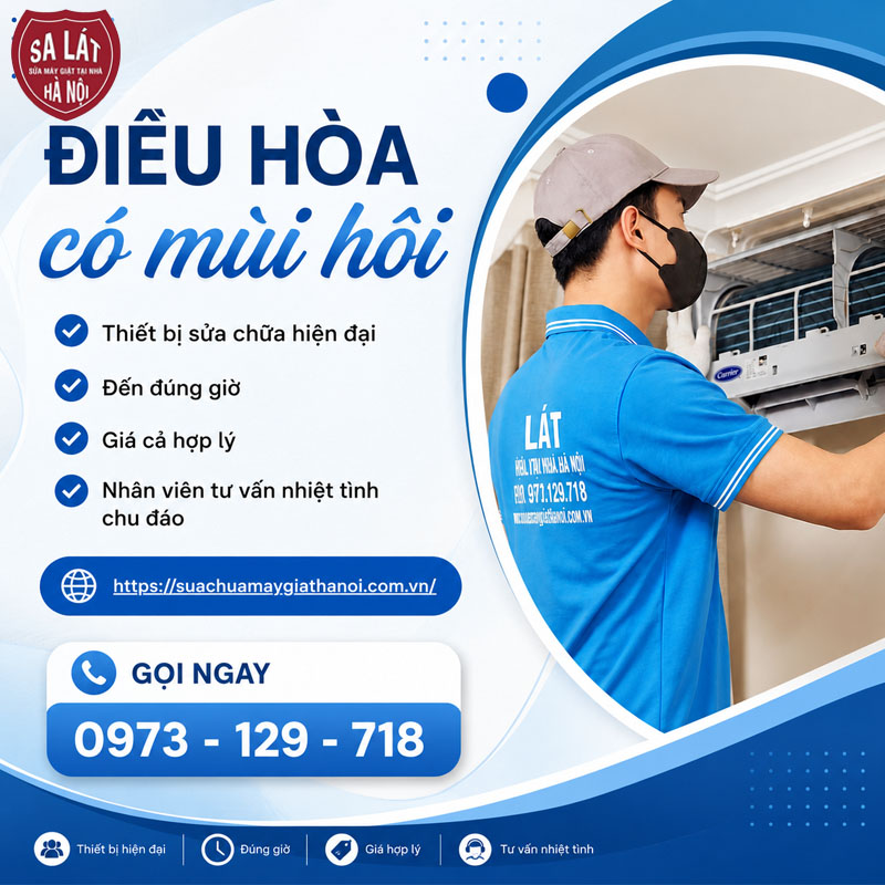 Nguyên Nhân Điều Hòa Có Mùi Hôi & Cách Xử Lý Triệt Để Tại Nhà 🌬️