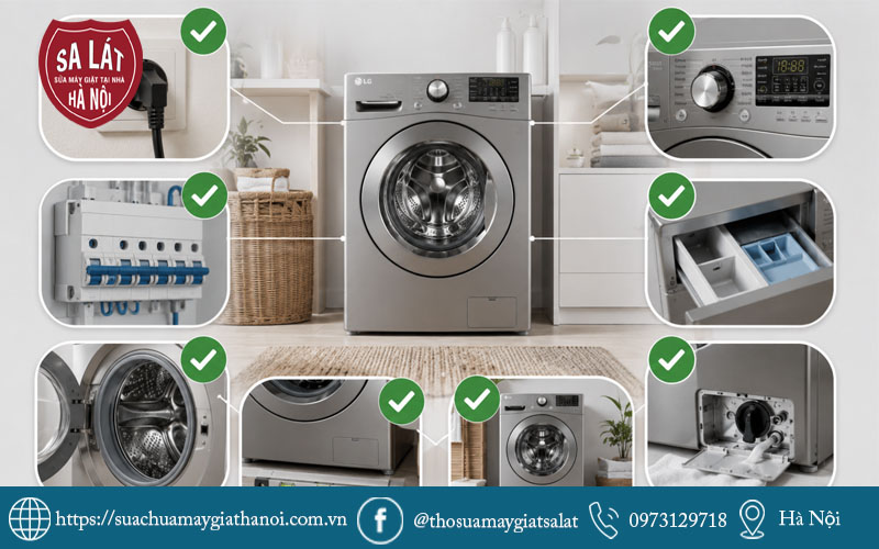 Các cách phòng tránh máy giặt LG không khởi đông được