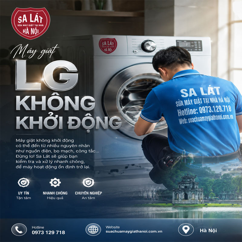 🚨 Máy Giặt LG Không Khởi động – Kiểm Tra Sớm để Tránh Gián đoạn Sinh Hoạt