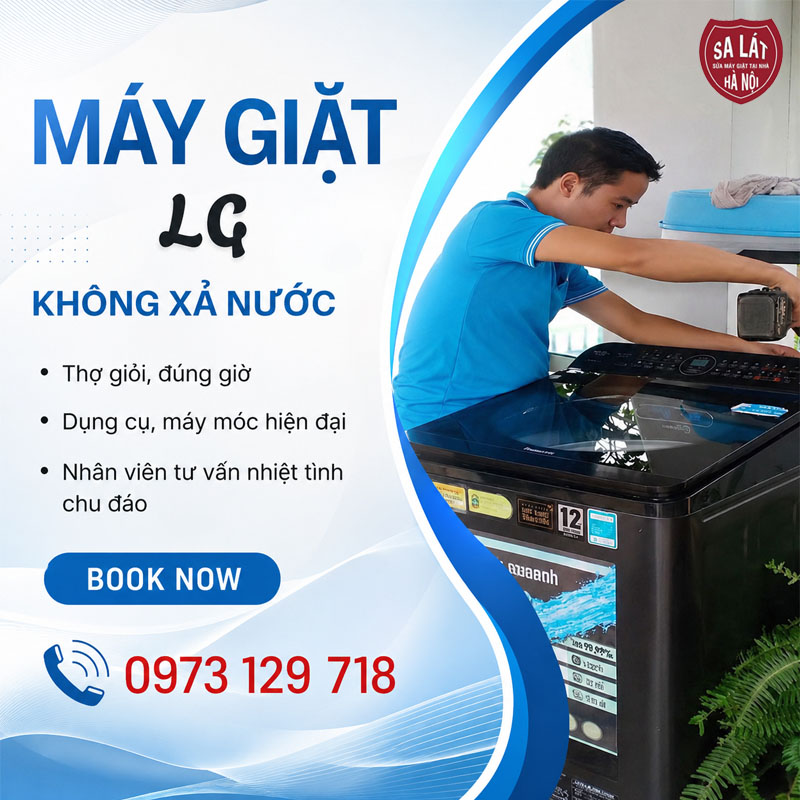 Máy Giặt LG Không Xả Nước: Nguyên Nhân Và Cách Khắc Phục Tại Nhà  🧺