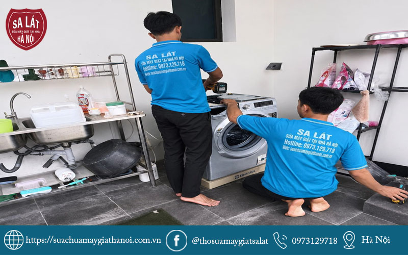 Hãy liên hệ Sa Lát để được đội ngũ thợ lành nghề hỗ trợ sửa chữa máy giặt nhanh chóng