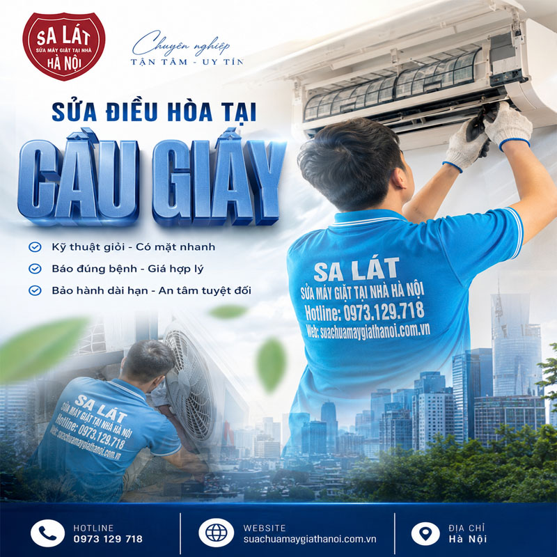Sửa điều Hòa Tại Cầu Giấy ⚡Nhanh Chóng ✅ Uy Tín 💵 Giá Rẻ