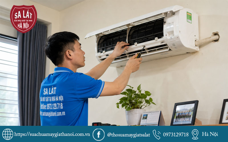 Thợ sửa điều hòa phát tiếng ồn tại Nam Từ Liêm kiểm tra dàn lạnh