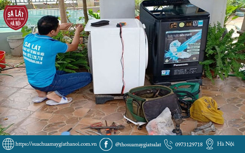 Quy trình kiểm tra, chẩn đoán lỗi máy giặt chuyên nghiệp, tận tâm tại nhà của thợ Sa Lát