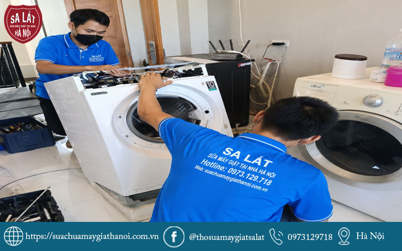 Kỹ thuật viên Sa Lát chuyên sửa máy giặt tại Hai Bà Trưng giá rẻ, bảo hành chu đáo