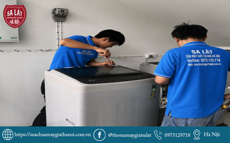 Đội ngũ thợ giỏi chuyên sửa máy giặt tại Hoàng Quốc Việt nhanh chóng, uy tín và tận tâm