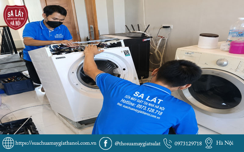 Quy trình chuẩn hóa sửa máy giặt tại Trung Kính từng bước giúp khách hàng yên tâm tuyệt đối 